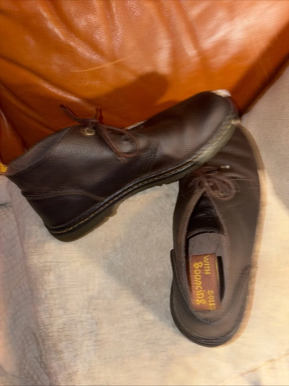 Dr. Martens Dark Brown Leather Chukka Boots